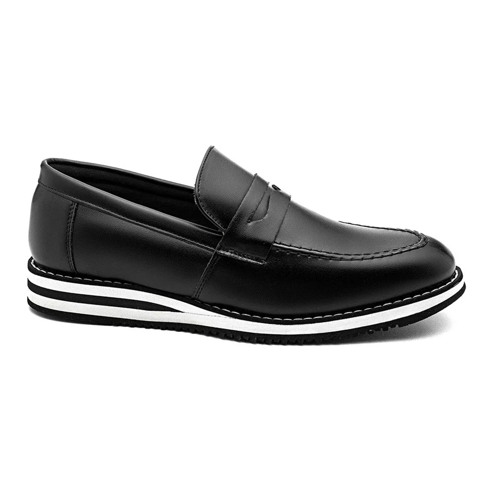 Sapato Mocassim Loafer Casual Slip On Comfortavel Axl