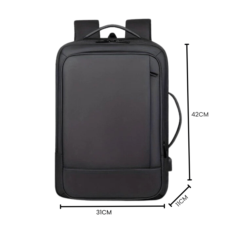Mochila Sofistic de Viagem Expansível à Prova d'Água para Laptops de 15,6 Polegadas