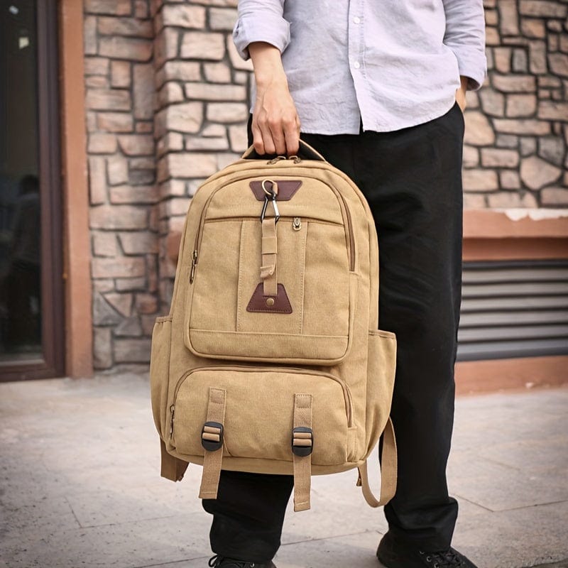 Mochila Sofistic de Viagem Retrô em Canvas Unissex