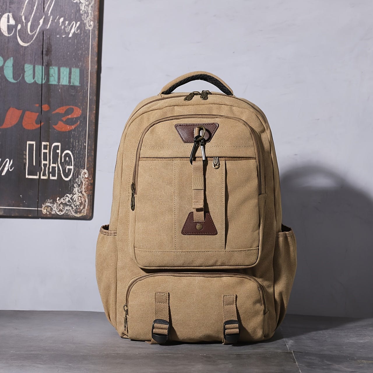 Mochila Sofistic de Viagem Retrô em Canvas Unissex
