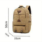 Mochila Sofistic de Viagem Retrô em Canvas Unissex