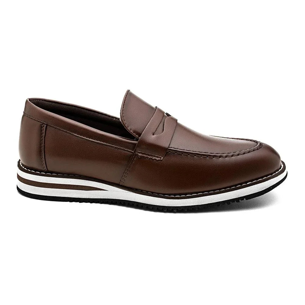 Sapato Mocassim Loafer Casual Slip On Comfortavel Axl