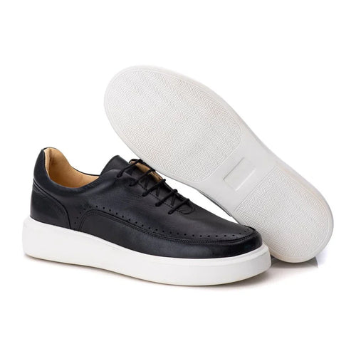 Tênis Sapatênis Casual Masculino Couro Comfort axl