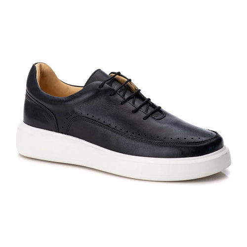 Tênis Sapatênis Casual Masculino Couro Comfort axl